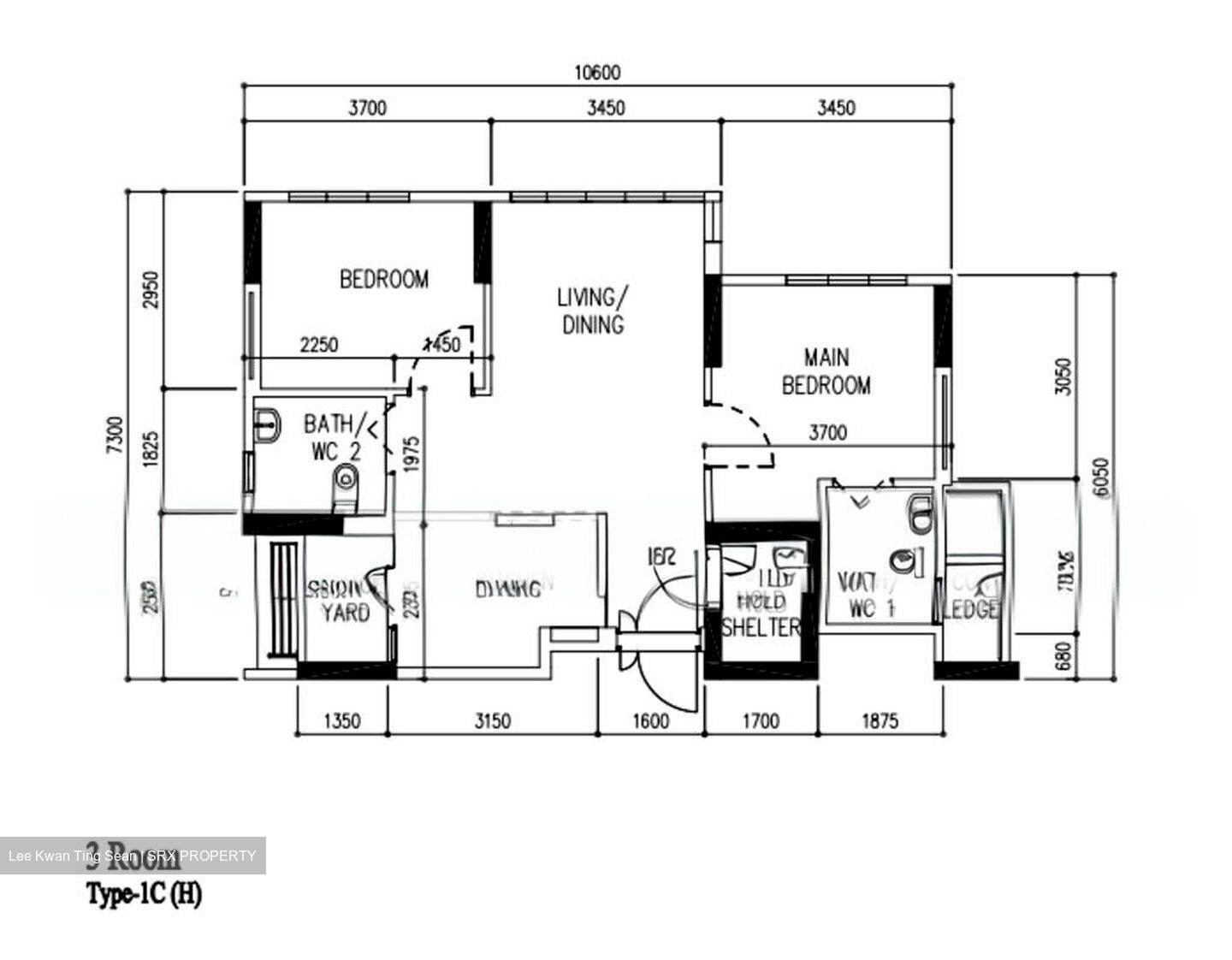 Blk 104A Alkaff Courtview (Toa Payoh), HDB 3 Rooms #538607711